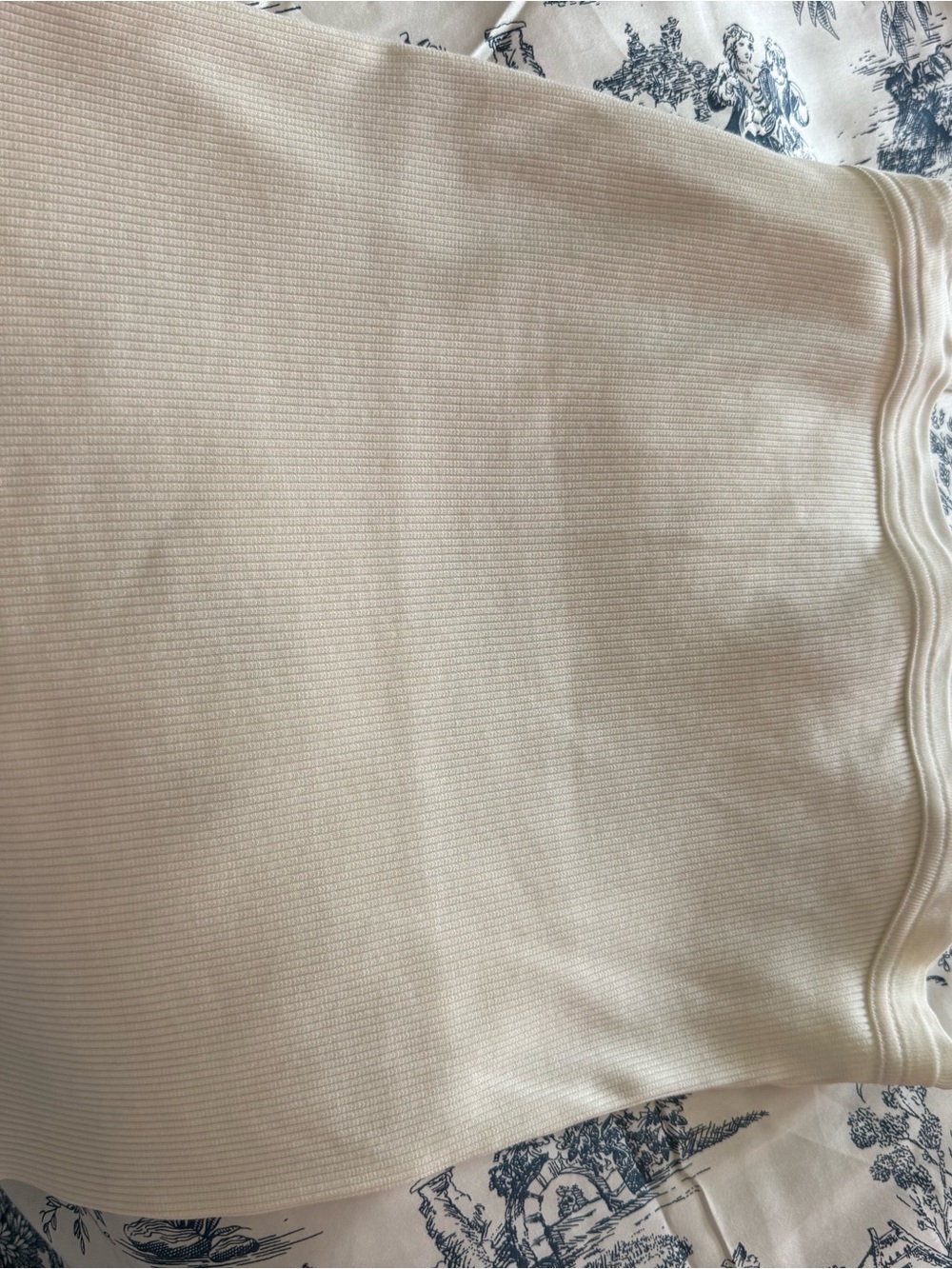 Citizens Of Humanity Cream Ribbed Square-Neck Cami - Picture 4 of 4